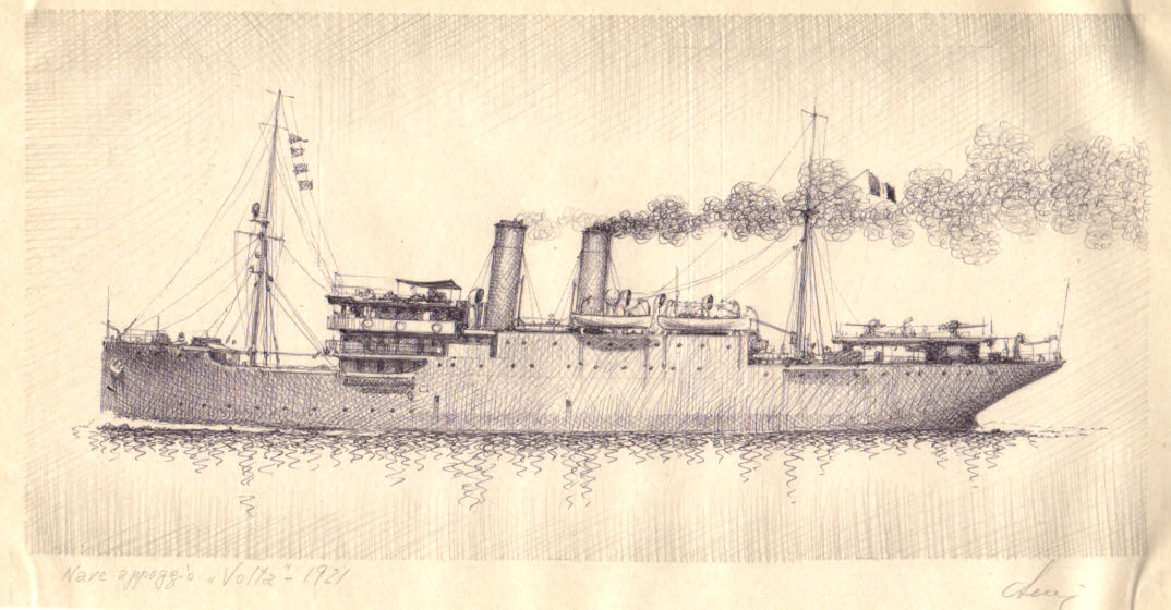 1921 - Nave appoggio 'Volta'